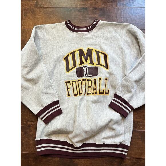 Vintage UMD Crew Neck Champion Reverse Weave USA Mens Sweatshirt Size XL - Picture 1 of 7